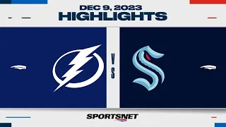 NHL Highlights | Lightning vs. Kraken - December 9, 2023