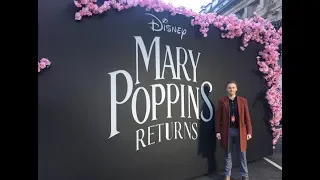 Jamie Body on the red carpet at the European premiere of Mary Poppins Returns