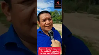 Entrevista al Cacique Bernardo Martínez de comunidad El Naranjo, Tartagal, Prov de Salta. Argentina