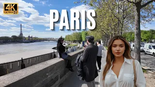 Paris,France🇫🇷 - Paris April 2024 - 4K HDR Walking Tour | Spring 2024 | Paris 4K | A Walk In Paris