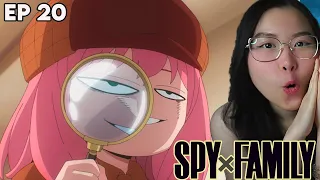 DETECTIVE ANYA!!! | Spy x Family Episode 20 REACTION + REVIEW | New Anime Fan! Anime Reaction