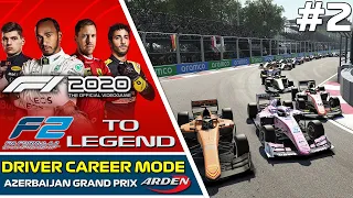 F1 2020 Driver Career Mode #2 | CAN WE DO BETTER? | F2 to Legend S1 (BWT Arden)