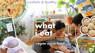 BILINGUAL what i eat in a WEEK 🍜realistic af easy asian vegan food & recipe ideas