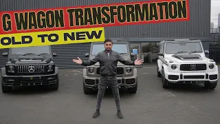 OLD MERCEDES G-WAGON TO NEW !!