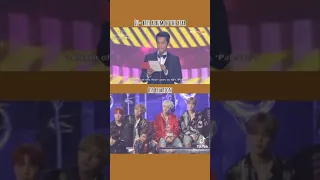 BTS reaction of IU winning best album Award:2017