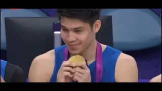 GILAS PILIPINAS:19th Asian Games CHAMPION (Gold). Awarding ceremony