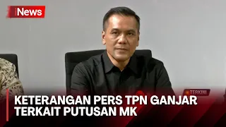 Keterangan Pers Tim Pemenangan Nasional Ganjar Presiden Terkait Putusan MK