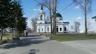 Нагорный парк в Барнауле весной