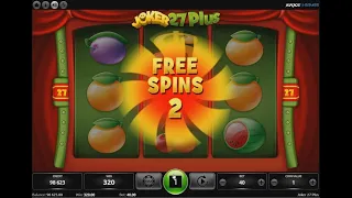 Joker 27 Plus - priebeh hry online casino automatu od Kajot Games