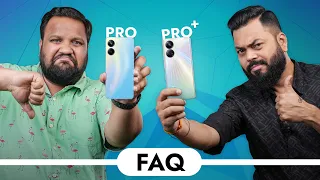 realme 10 Pro Plus & 10 Pro All Questions Answered⚡Detailed FAQ With @TrakinTechEnglish