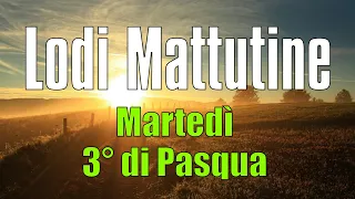 Lodi Mattutine, MARTEDÌ 16 APRILE 3° di Pasqua