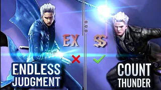 Devil May Cry: Peak of Combat | Vergil: Endless Judgement vs Vergil: Count Thunder #dmcpoc