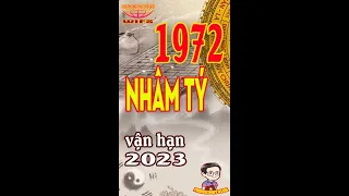 s82 Vận hạn tuổi Nhâm Tý 1972 năm 2023 & cách hóa giải linh nghiệm #shorts