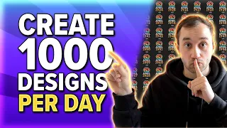Use this to create 1000+ Designs per day | Print on Demand