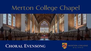 Choral Evensong - Tuesday 18 October 2022