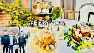 Spring VLOG 🌺Зустріли Великодень 🐇Освятили паску 🐣Покупки у TJ maxx і Sephora 🛍️