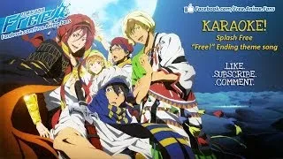 [Free! ED] "SPLASH FREE" Karaoke (Romanji Lyrics + Off Vocal)