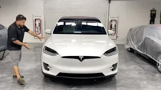 Orlando Tesla Paint Correction | Orlando Model X Paint Protection Film | Orlando Ceramic Pro