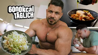 Alles was ich als Bodybuilder im Aufbau esse | FULL DAY OF EATING