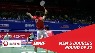 R32 | MD | CONRAD-PETERSEN/KOLDING (DEN) [6] vs ANGRIAWAN/HARDIANTO (INA) | BWF 2018