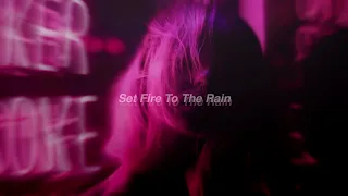 Set fire to the rain - Adele (slowed & reverb) 1 hour loop