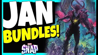 WHAT to BUY and What TO SKIP!? January BUNDLE Review in Marvel Snap!