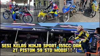 SESI KELAS NINJA SPORT 155CC DAN 2T PISTON 59 STD MODIF‼️