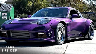 Transforming A Mazda RX-7 With Manga-Style Paint | Cars Insider