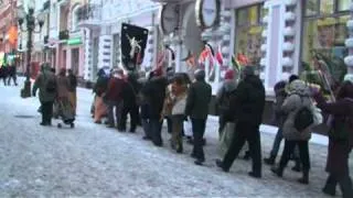 11 Harinama in Moscow 04.12.2010.Arbat St. Харинама на Арбате