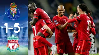 PORTO Vs LIVERPOOL 1-5 | - EXTENDED HIGHLIGHT ALL GOAL HD 2021 Liga Champions