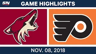 NHL Highlights | Coyotes vs. Flyers – Nov. 8, 2018