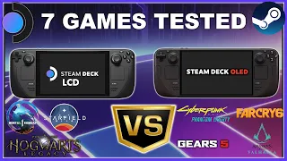 Steam Deck OLED vs Steam Deck LCD - 7 Games Tested & Compared