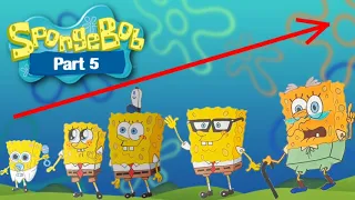 SpongeBob Squarepants growing up evolution Drawing - Part 5 - رسم مراحل نمو شخصيات سبونج بوب