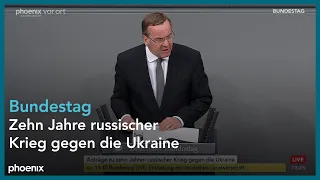 Bundestagsdebatte zu "Zehn Jahre russischer Krieg gegen die Ukraine" am 22.02.24