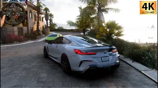 BMW M8 Coupe - Forza Horizon 5 (Steering Wheel + Shifter) Gameplay