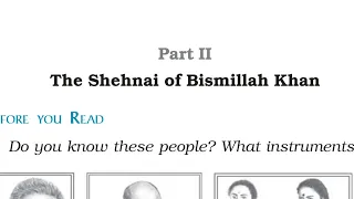 Class 9th the sound of music part 2 shehnai of bismillah khan हिंदी में