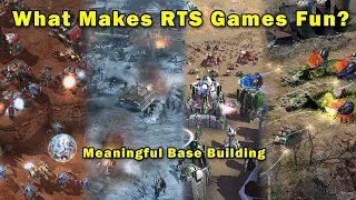 What Makes RTS Games Fun:  Meaningful Base Building