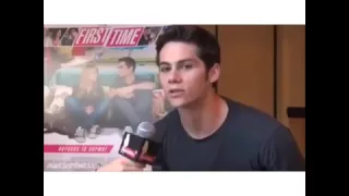 Dylan O'Brien trying British accent