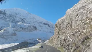 Beautiful drive over the Pyrenees through the Spain France border