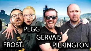 Nick Frost, Simon Pegg, Karl Pilkington and Ricky Gervais talking rubbish for 7 minutes