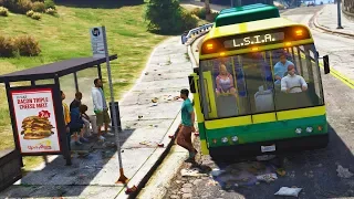 Airport Bus Shuttle Driver - Los Santos Goes to Work - Day 55