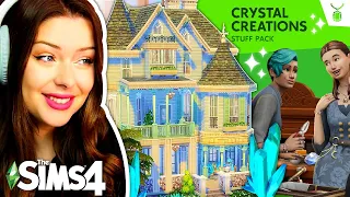 Using the NEW Sims 4 Crystal Creations Stuff Pack to Build a House