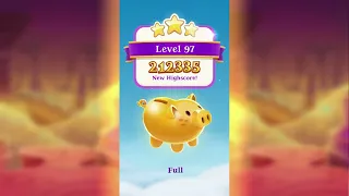 Bubble Witch 3 Saga | Levels 96 to 100 | 3 Stars