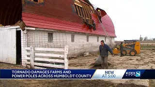 'Ripped the building off the foundation': Iowans survey tornado damage in Humboldt County