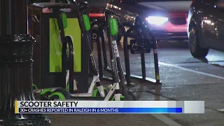 Scooter safety: Raleigh had 30+ accidents involving e-scooters from July to December 2017