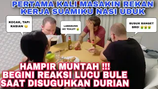 REAKSI BULE PERTAMA KALI MAKAN NASI UDUK DAN COBA BUAH2AN INDONESIA 😂🤣 NGAKAK! TP KASIHAN