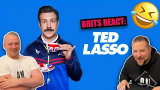 British Guys HILARIOUS Ted Lasso Reaction | Season 1 Episode 1 (Pilot)