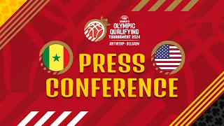 Senegal v USA - Press Conference | FIBA Women's Olympic Qualifying Tournament Belgium 2024