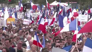 Thousands march against COVID pass in Paris