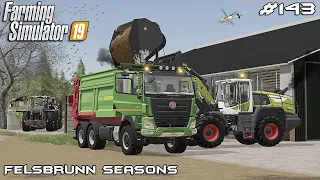 Spreading manure & reseeding | Animals on Felsbrunn Seasons | Farming Simulator 19 | Episode 144